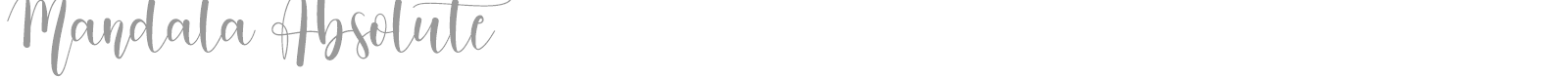 Mandala Absolute font preview
